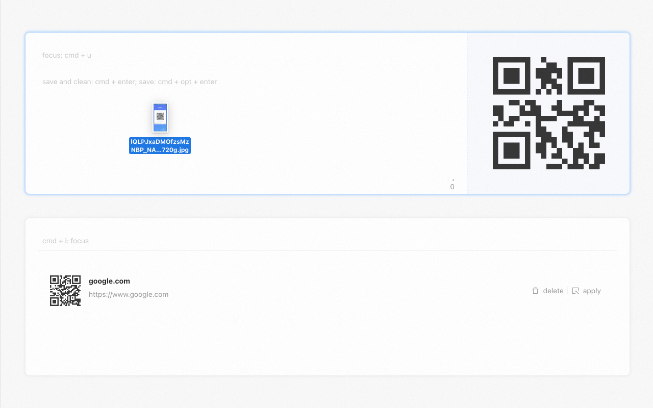 iQRCode: QR Code Generator & Extractor chrome谷歌浏览器插件_扩展第2张截图