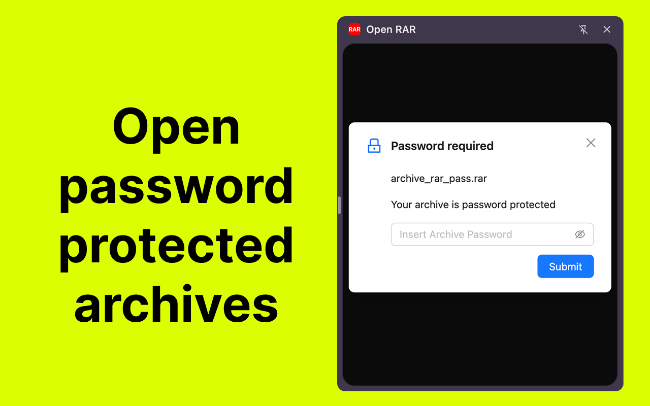 RAR File Opener - 提取RAR文件 chrome谷歌浏览器插件_扩展第2张截图