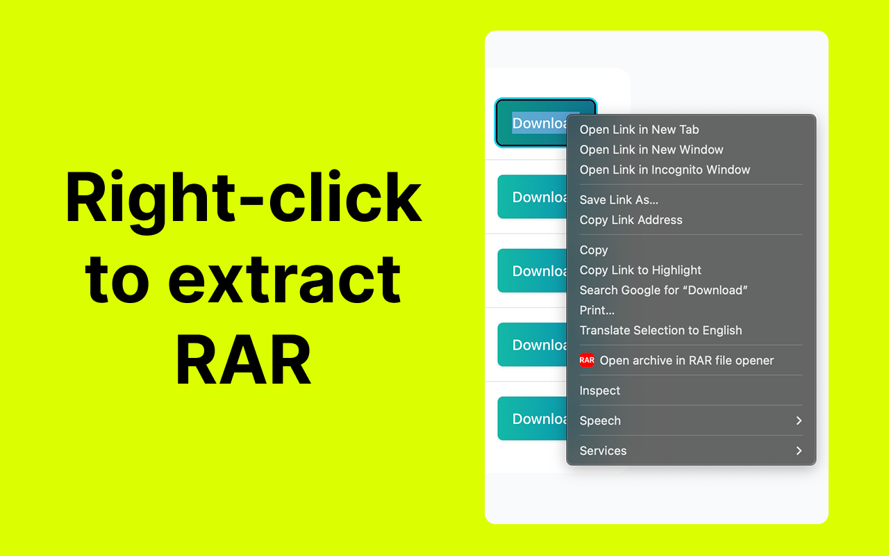RAR File Opener - 提取RAR文件 chrome谷歌浏览器插件_扩展第4张截图