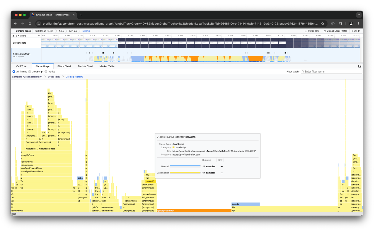 Firefox Profiler chrome谷歌浏览器插件_扩展第1张截图
