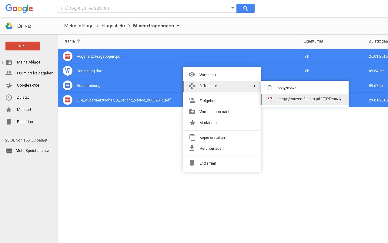 merge files to pdf - with PDFzorro chrome谷歌浏览器插件_扩展第1张截图