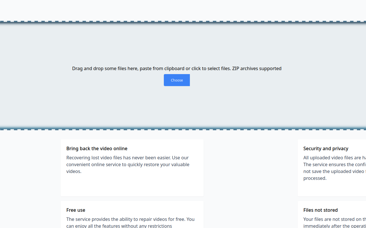 Repair video online chrome谷歌浏览器插件_扩展第1张截图