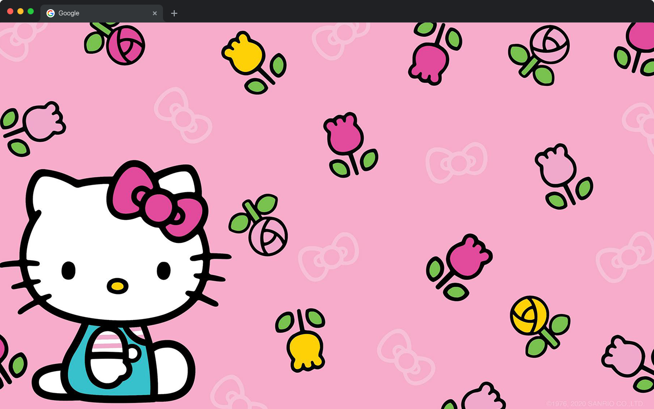 Hello Kitty Wallpapers HD New Tab - Sanrio Pink Backgrounds chrome谷歌浏览器插件_扩展第4张截图