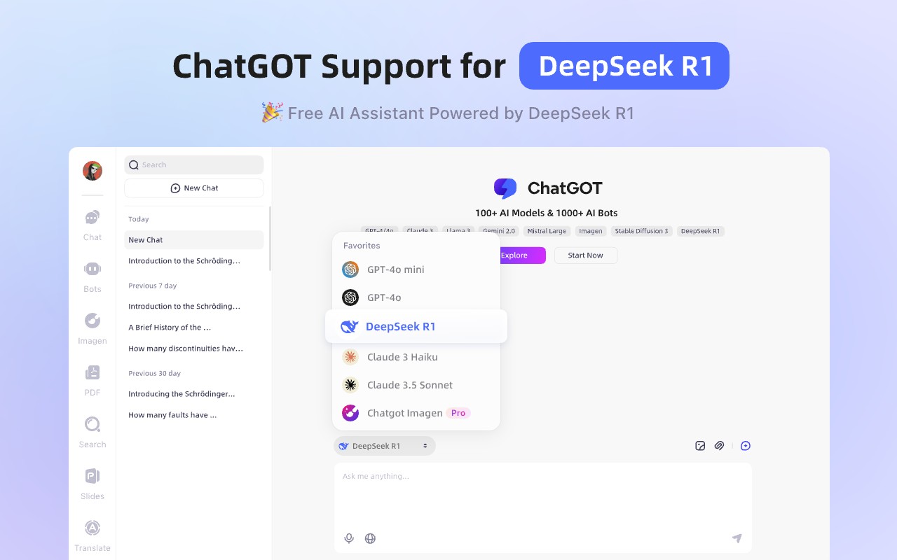 ChatGOT - 免费的DeepSeek R1 AI 助手 chrome谷歌浏览器插件_扩展第3张截图