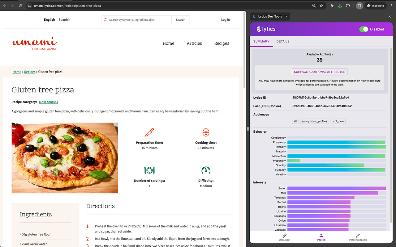 Lytics Dev Tools chrome谷歌浏览器插件_扩展第1张截图