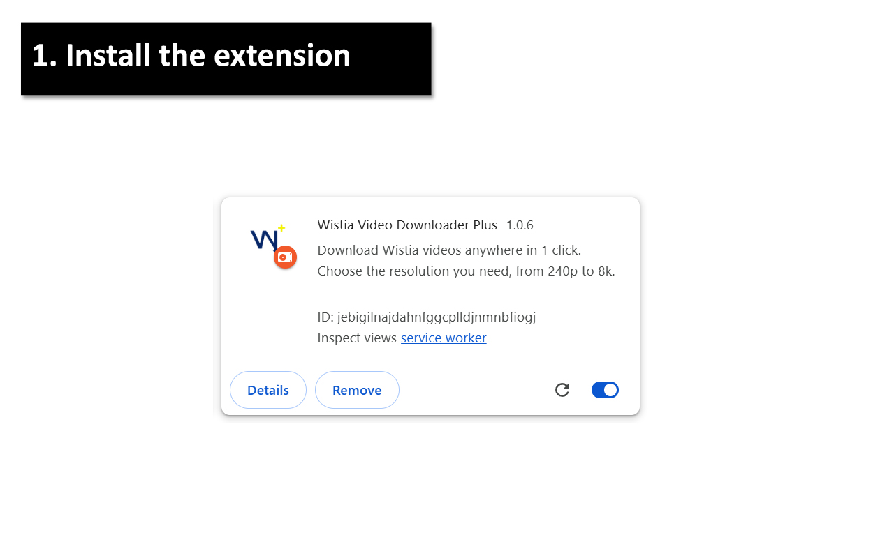 Wistia Video Downloader Plus chrome谷歌浏览器插件_扩展第2张截图