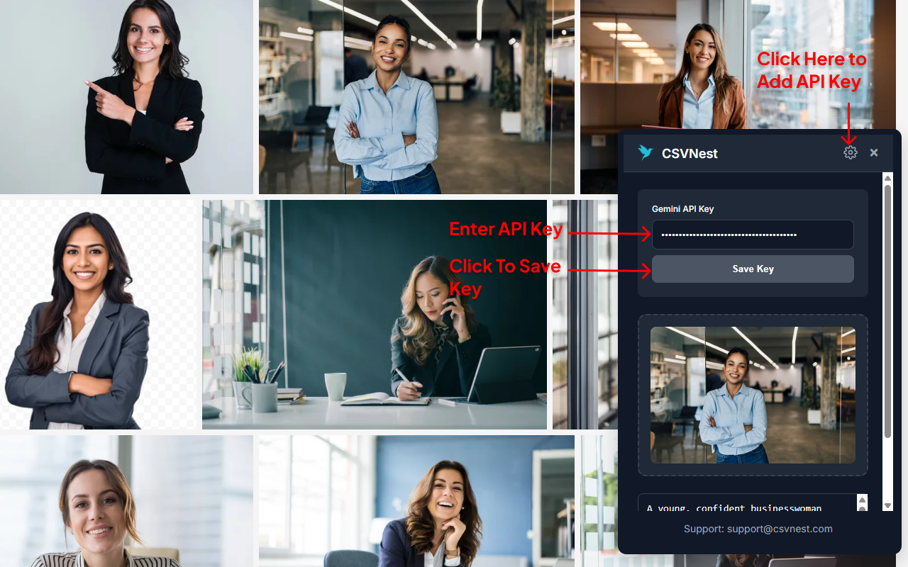 CSVNest - Image to Prompt Generator chrome谷歌浏览器插件_扩展第2张截图