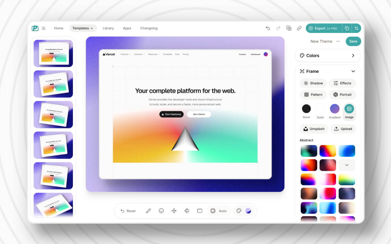 PostSpark - Create Nice Screenshots and Mockups chrome谷歌浏览器插件_扩展第1张截图