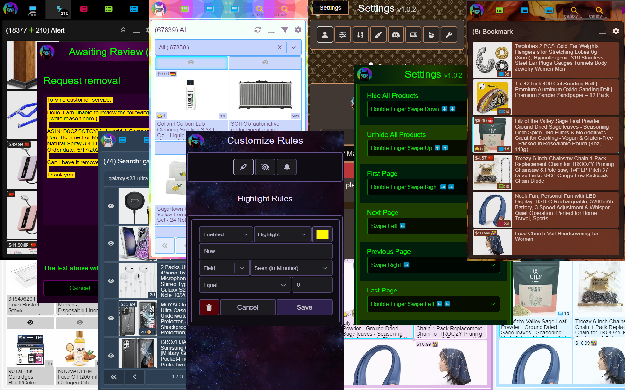 Amazon Vine Ultraviner chrome谷歌浏览器插件_扩展第5张截图