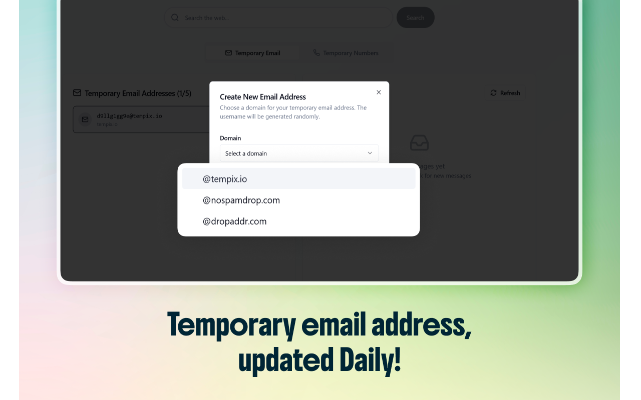 Temporary Contacts – Temp Phone Number and Temp Mail Instantly chrome谷歌浏览器插件_扩展第1张截图