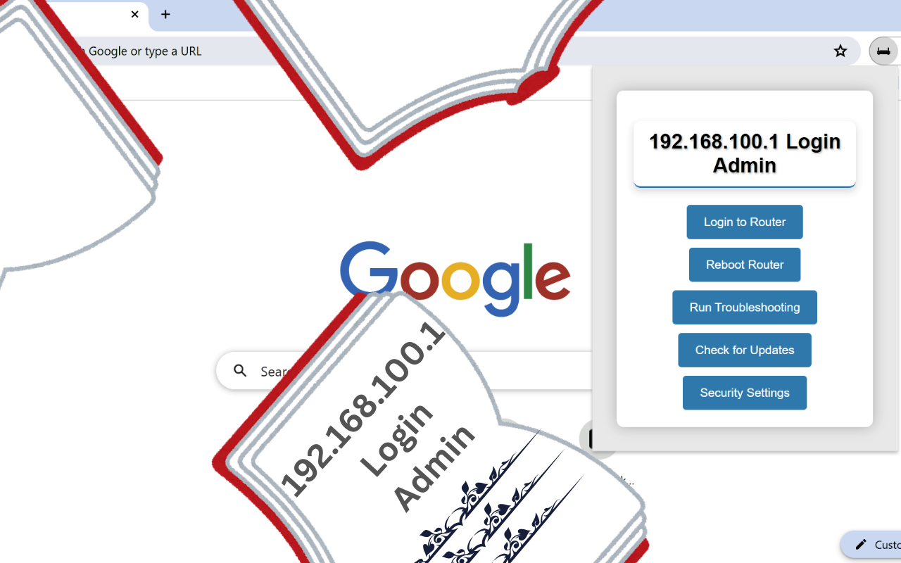 192.168.100.1 Login Admin chrome谷歌浏览器插件_扩展第1张截图