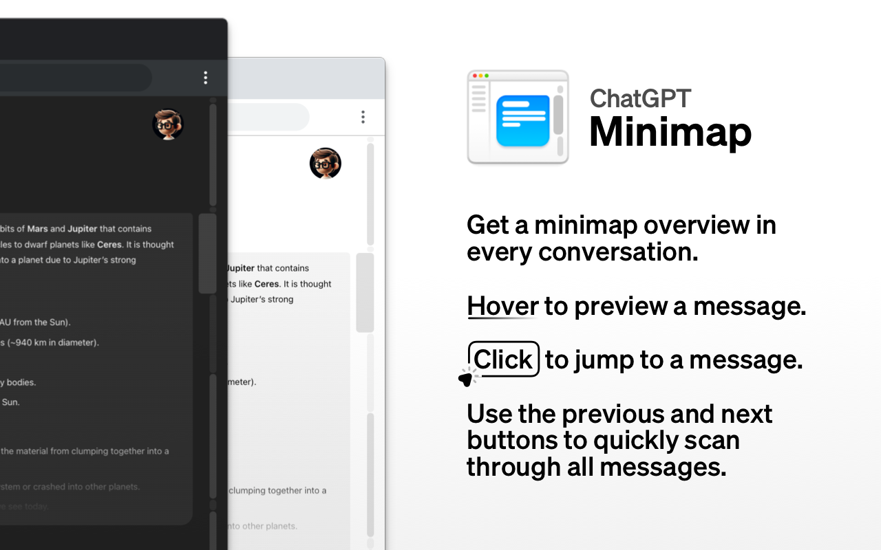 ChatGPT Minimap chrome谷歌浏览器插件_扩展第4张截图
