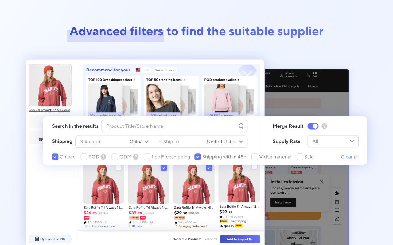 AliExpress Business-Find Winning Products, Boost Your Sales chrome谷歌浏览器插件_扩展第2张截图