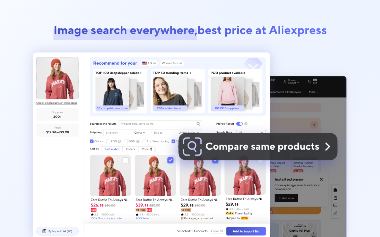 AliExpress Business-Find Winning Products, Boost Your Sales chrome谷歌浏览器插件_扩展第3张截图