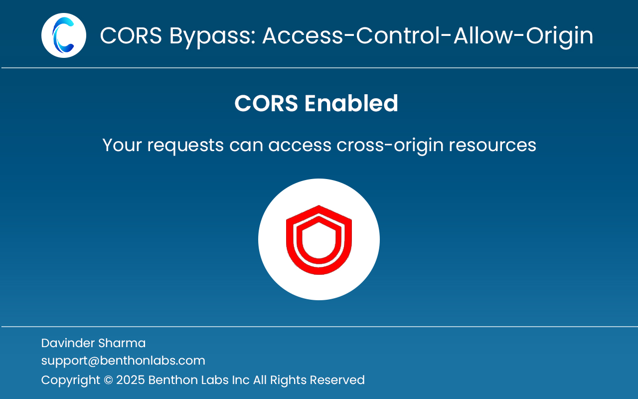 CORS Bypass : Access-Control-Allow-Origin chrome谷歌浏览器插件_扩展第2张截图