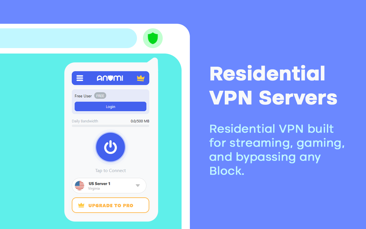 Anomi  - Free Residential  for Chrome chrome谷歌浏览器插件_扩展第1张截图