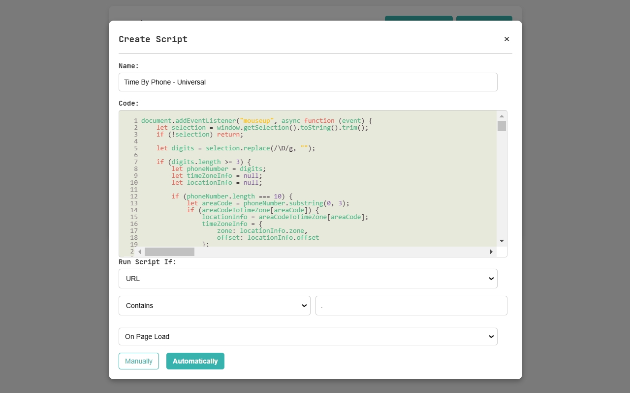 Moonly - JavaScript Injector chrome谷歌浏览器插件_扩展第2张截图
