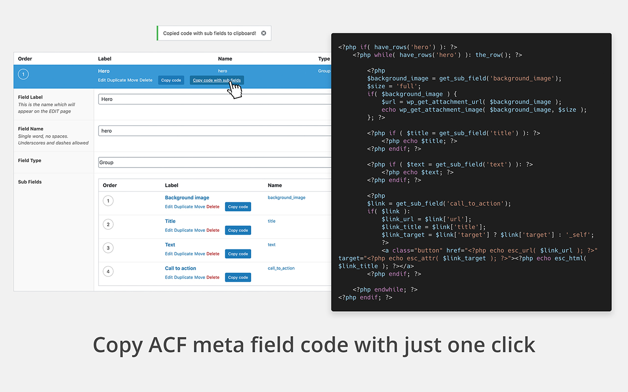 ACF Tools (With Fix for Copy Sub Fields) chrome谷歌浏览器插件_扩展第1张截图
