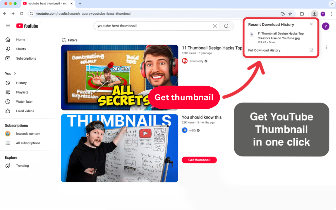 YouTube Thumbnail Downloader chrome谷歌浏览器插件_扩展第1张截图