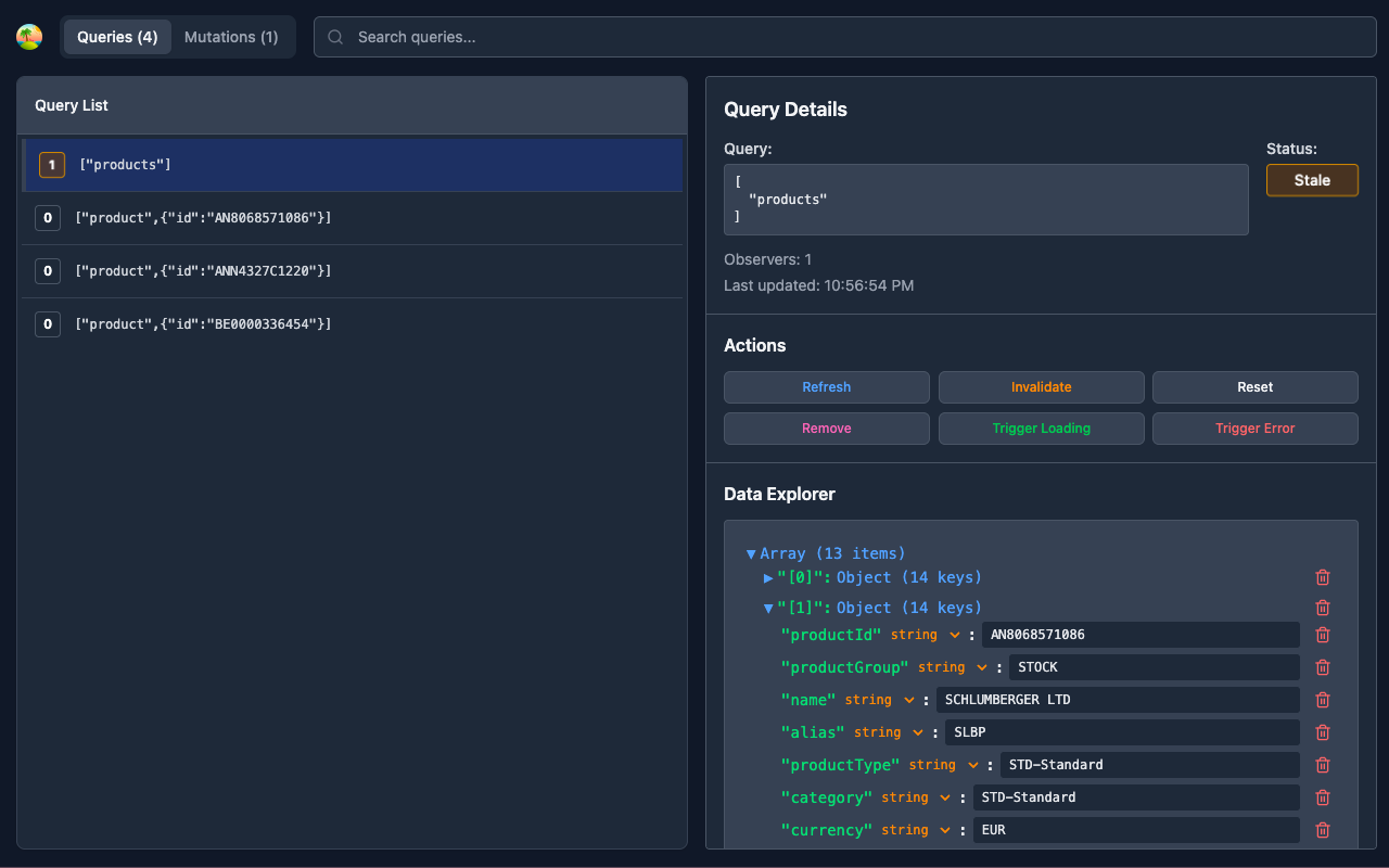 TanStack Query DevTools chrome谷歌浏览器插件_扩展第1张截图
