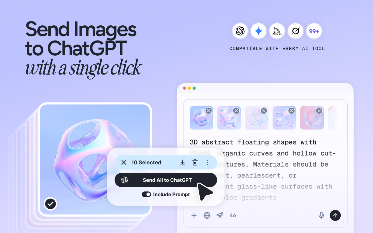 Snack it: Image to AI Prompt chrome谷歌浏览器插件_扩展第1张截图
