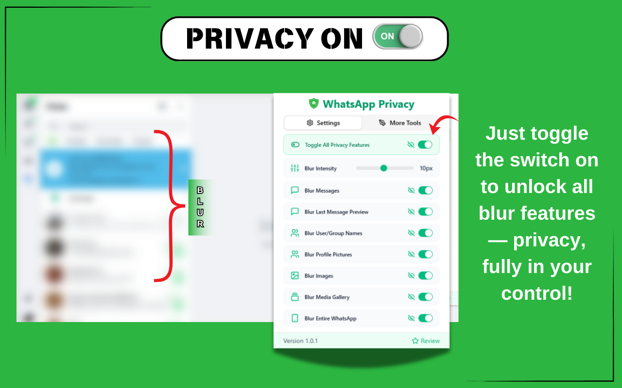 WhatsApp Web 隐私扩展 chrome谷歌浏览器插件_扩展第2张截图