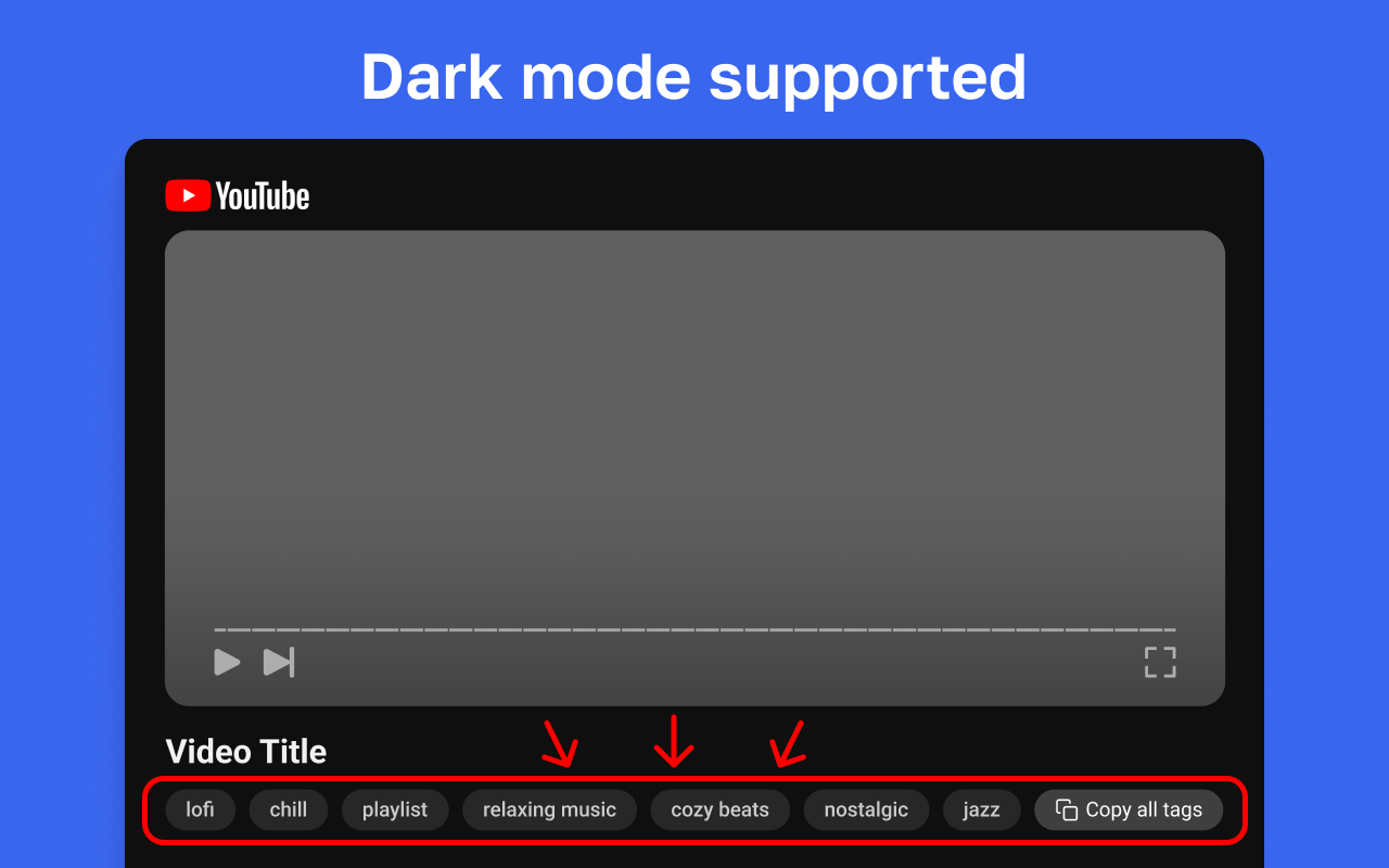 获取 YouTube 标签 chrome谷歌浏览器插件_扩展第2张截图