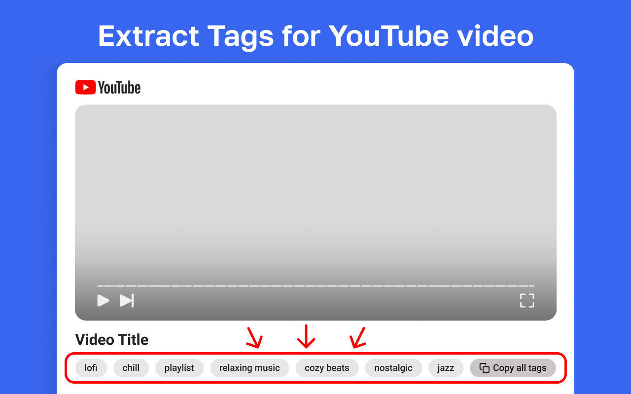 获取 YouTube 标签 chrome谷歌浏览器插件_扩展第3张截图