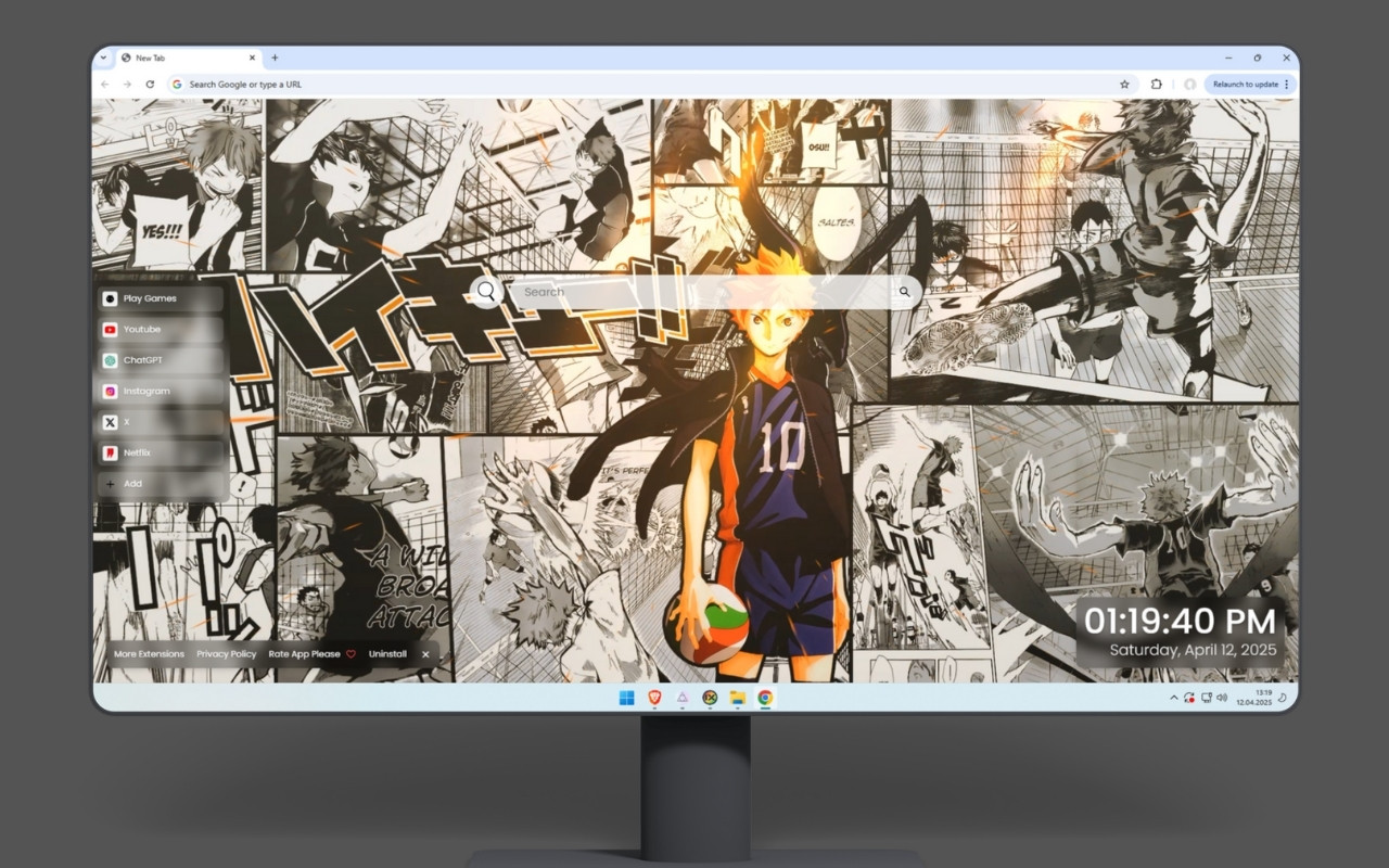 Haikyuu Live Wallpaper chrome谷歌浏览器插件_扩展第1张截图