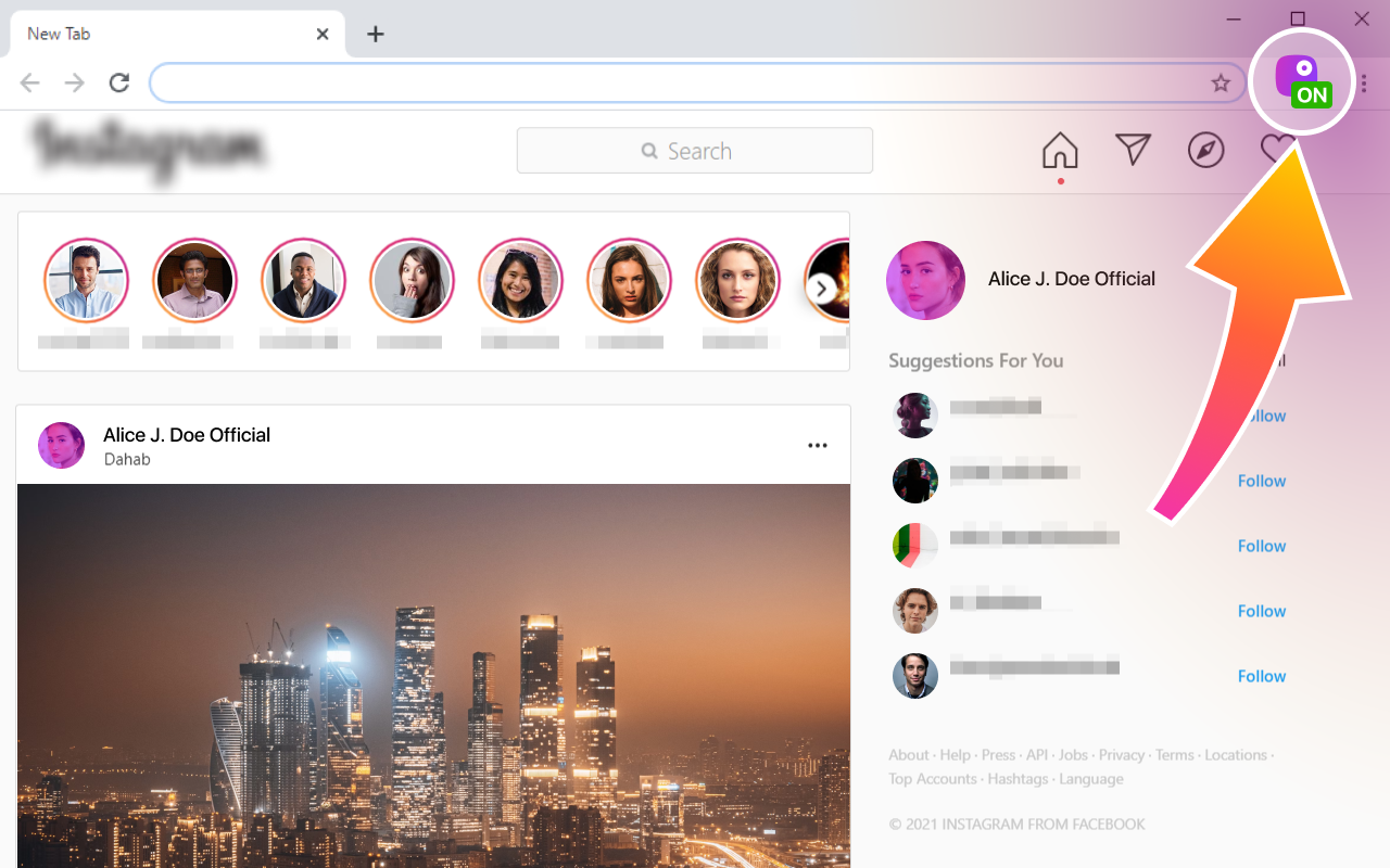  Unblocker for Instagram chrome谷歌浏览器插件_扩展第1张截图