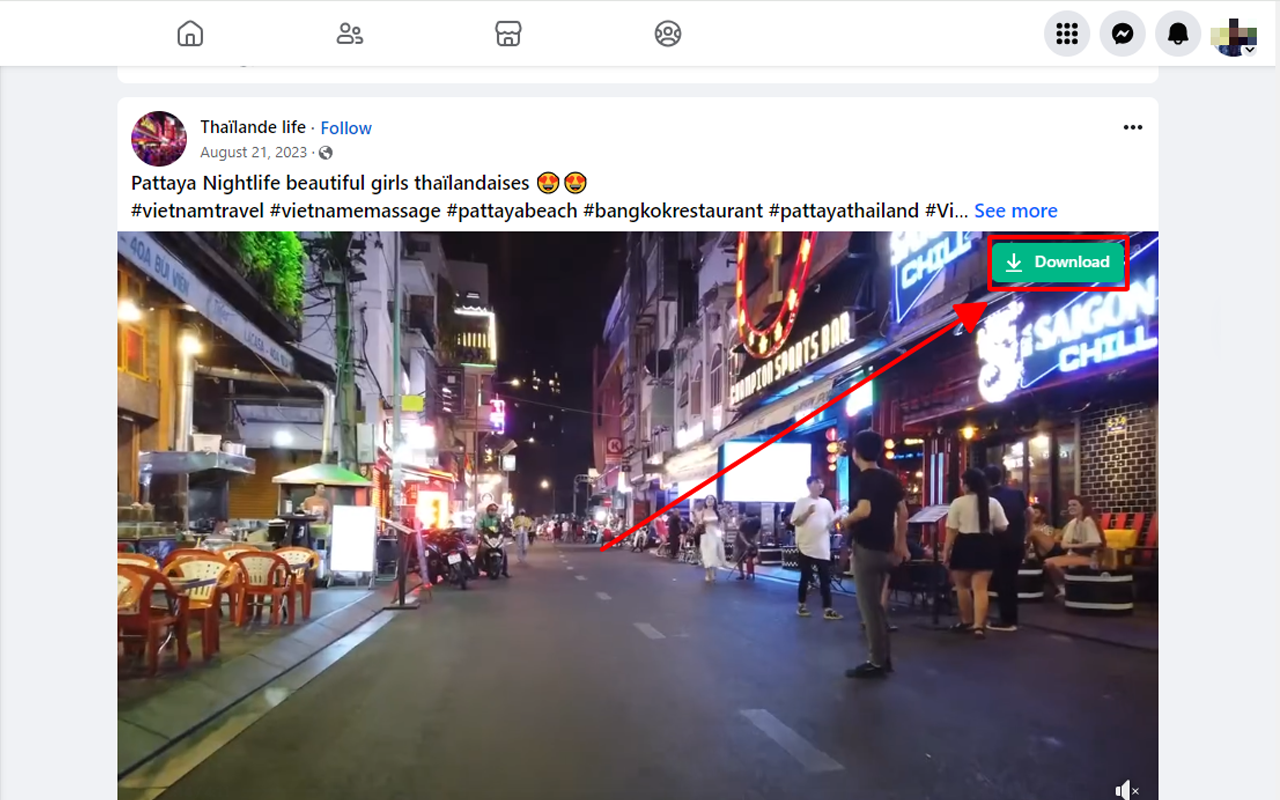 F.B Downloader (SaveF) chrome谷歌浏览器插件_扩展第2张截图