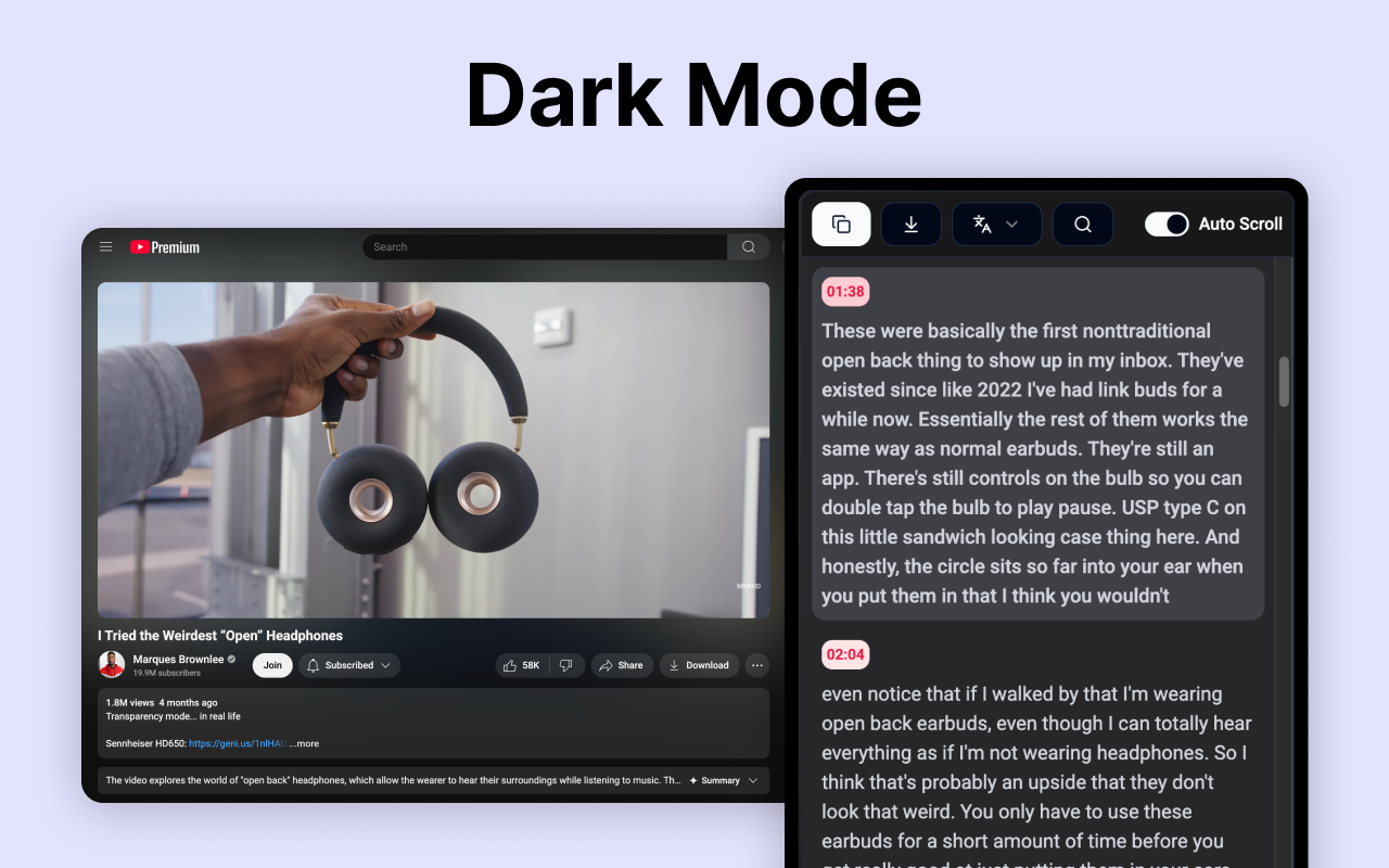 Youtube Transcript Generator chrome谷歌浏览器插件_扩展第3张截图