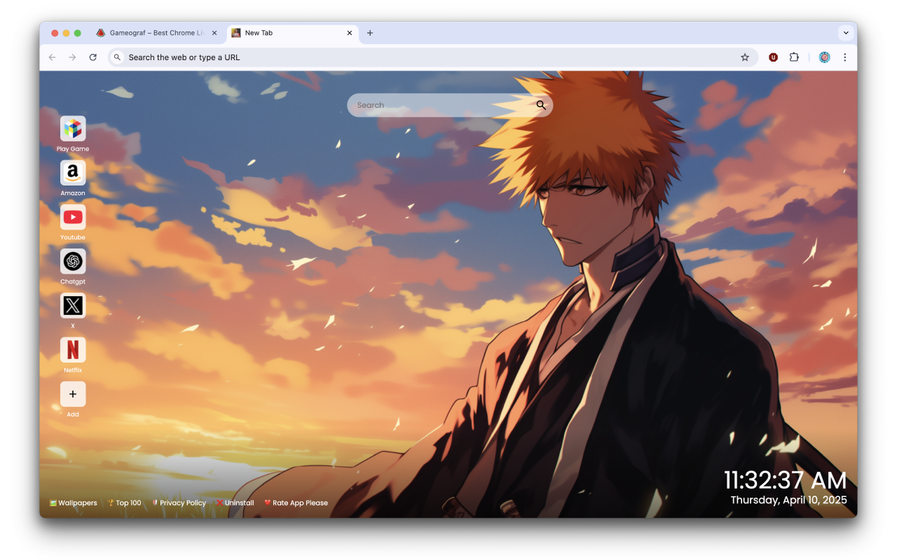 Bleach Wallpapers chrome谷歌浏览器插件_扩展第1张截图