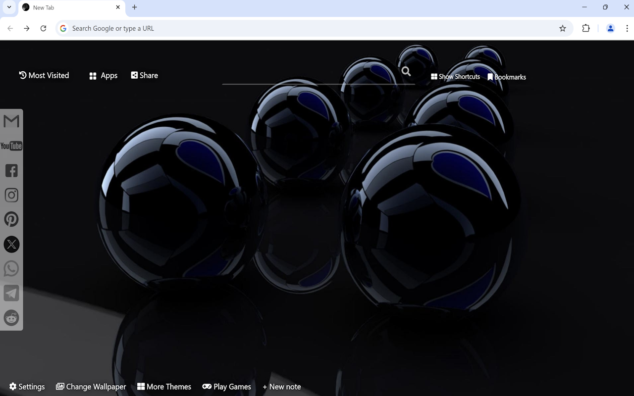 黑色壁纸 chrome谷歌浏览器插件_扩展第2张截图