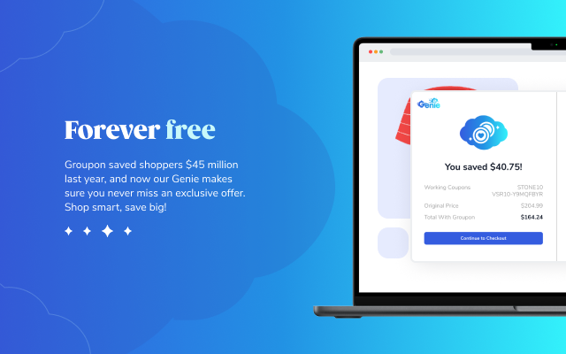 Genie by Groupon chrome谷歌浏览器插件_扩展第2张截图