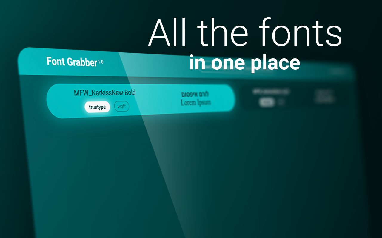 Font Grabber chrome谷歌浏览器插件_扩展第2张截图