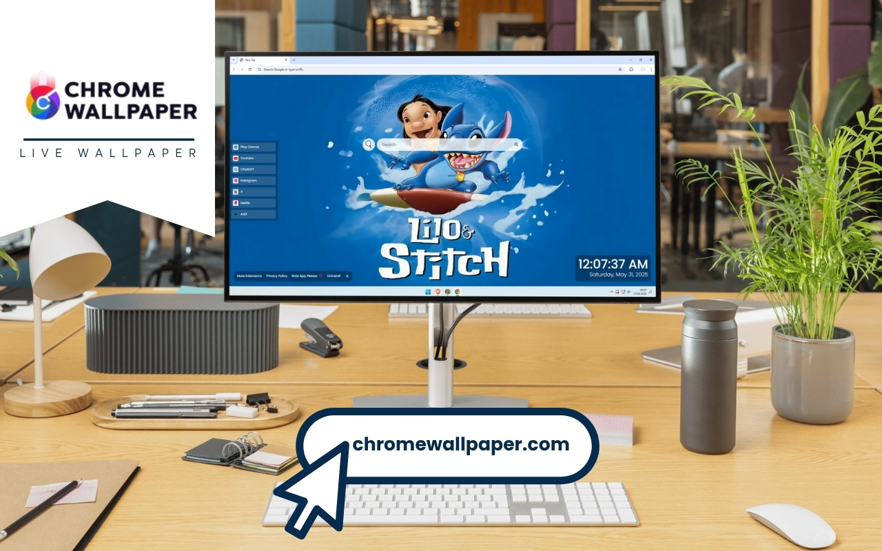 Lilo & Stitch Live Wallpaper chrome谷歌浏览器插件_扩展第1张截图