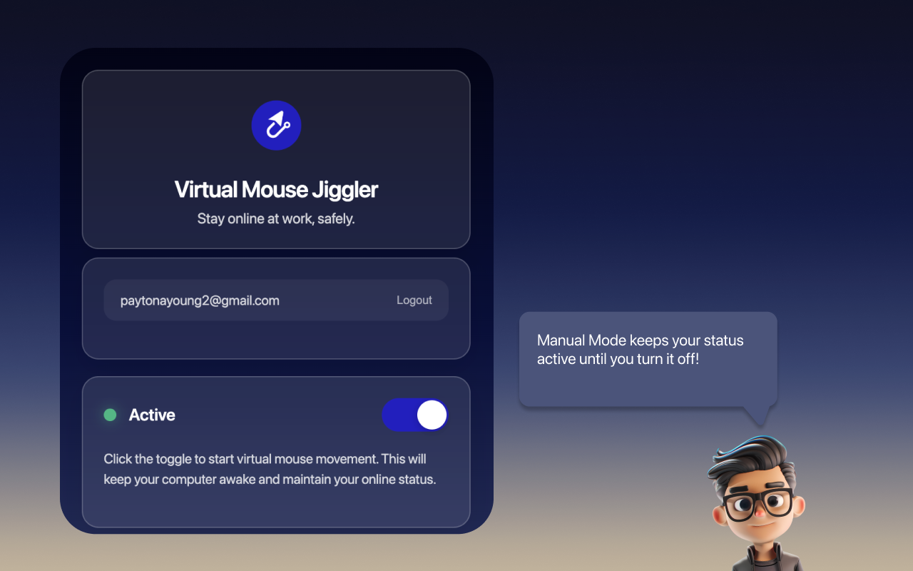 Virtual Mouse Jiggler chrome谷歌浏览器插件_扩展第3张截图
