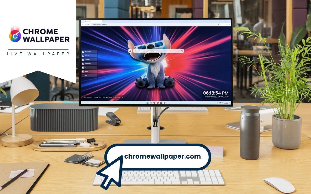 Lilo & Stitch 3D Live Wallpaper chrome谷歌浏览器插件_扩展第2张截图