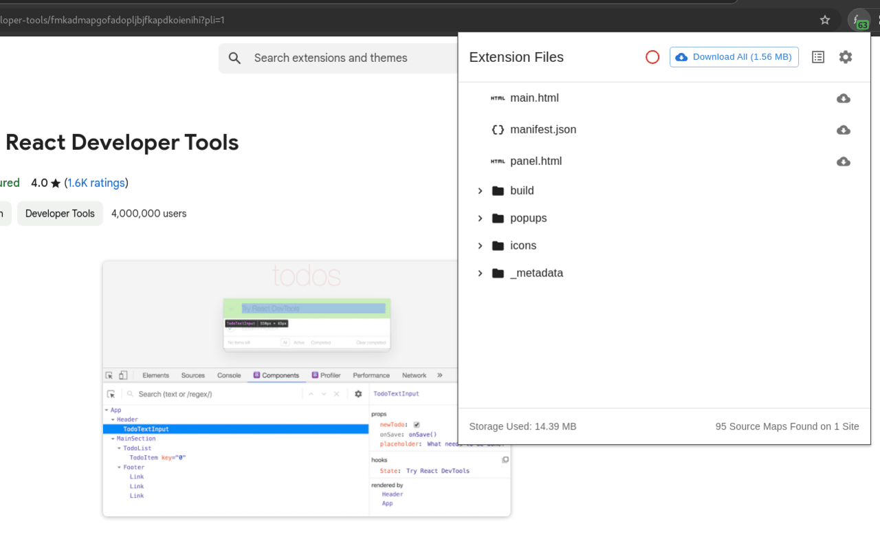 Source Detector chrome谷歌浏览器插件_扩展第2张截图