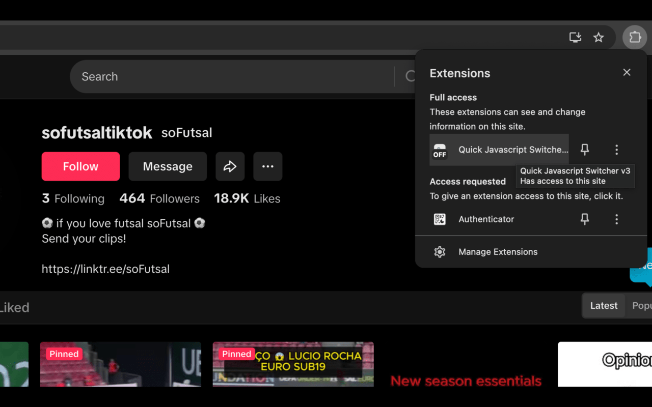 Quick Javascript Switcher v3 chrome谷歌浏览器插件_扩展第1张截图