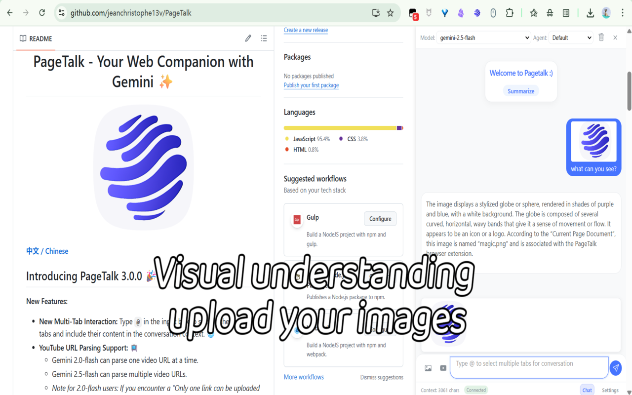 PageTalk - Your Browser Q&A Assistant chrome谷歌浏览器插件_扩展第1张截图