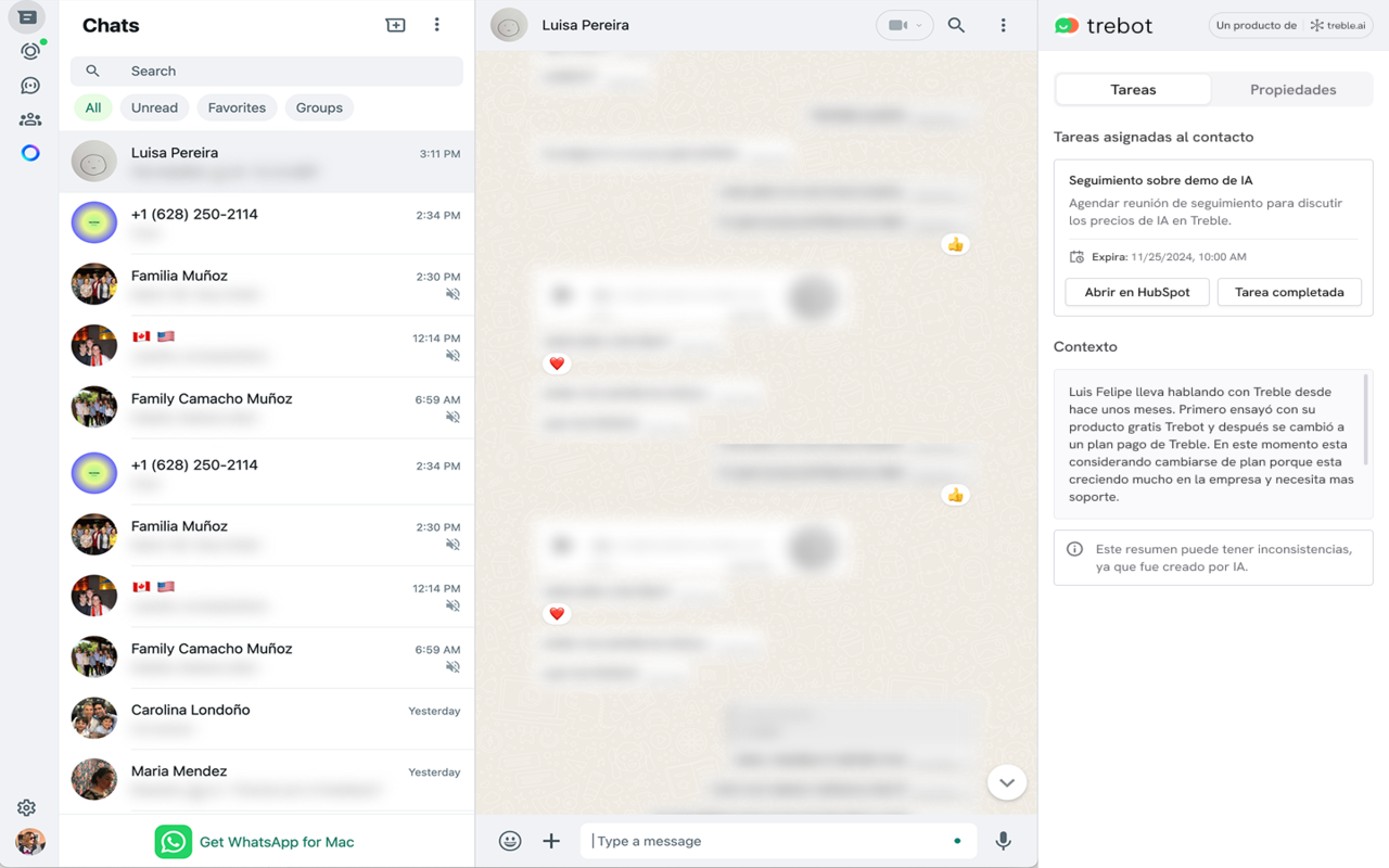 Trebot: HubSpot Integration for WhatsApp Web chrome谷歌浏览器插件_扩展第1张截图