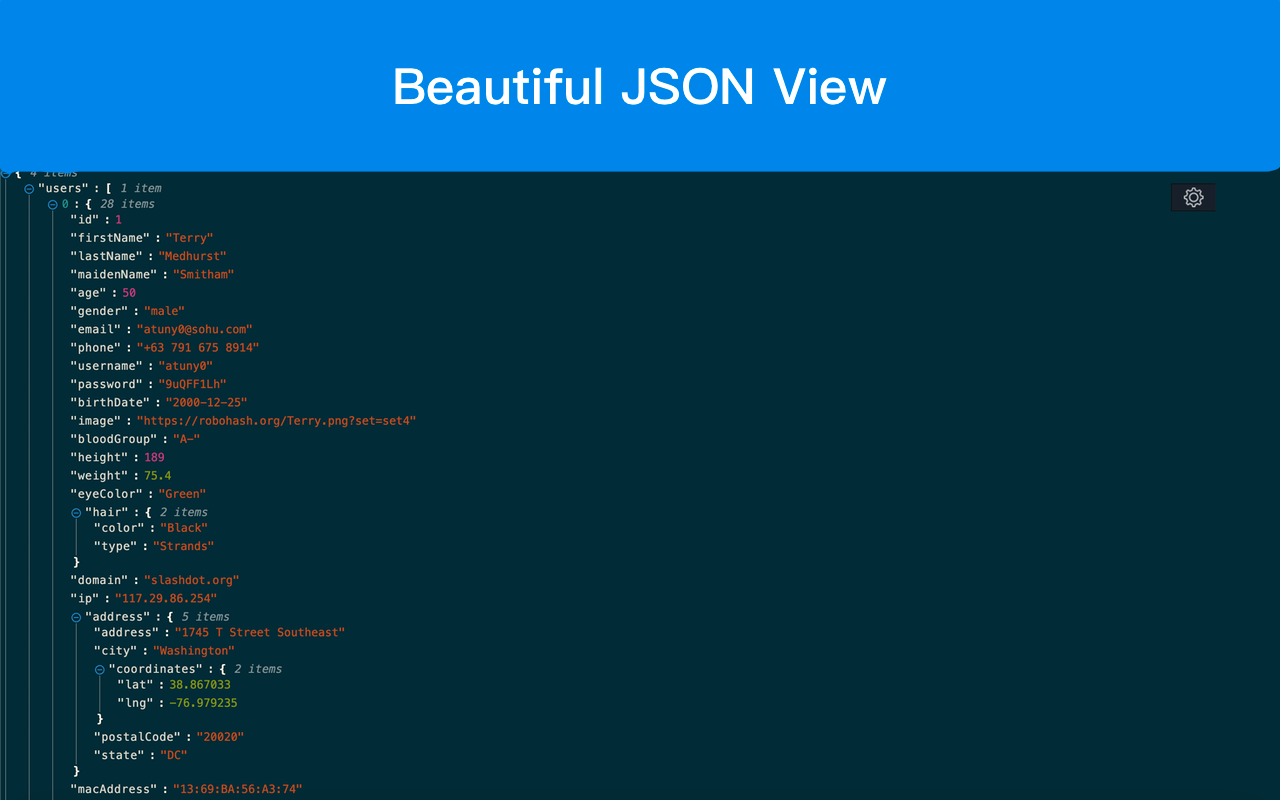 JSON View Pro chrome谷歌浏览器插件_扩展第1张截图