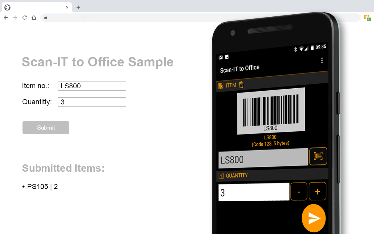 Mobile Data Collection - Scan-IT to Office chrome谷歌浏览器插件_扩展第3张截图
