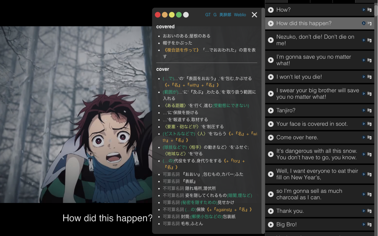 Subtitles for Language Learning (Prime Video) chrome谷歌浏览器插件_扩展第1张截图