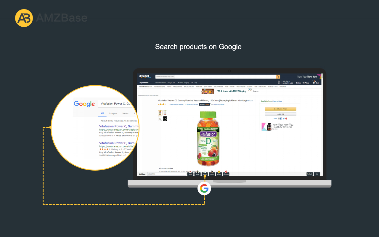 AMZBase - Free Amazon Product Research Tool chrome谷歌浏览器插件_扩展第2张截图
