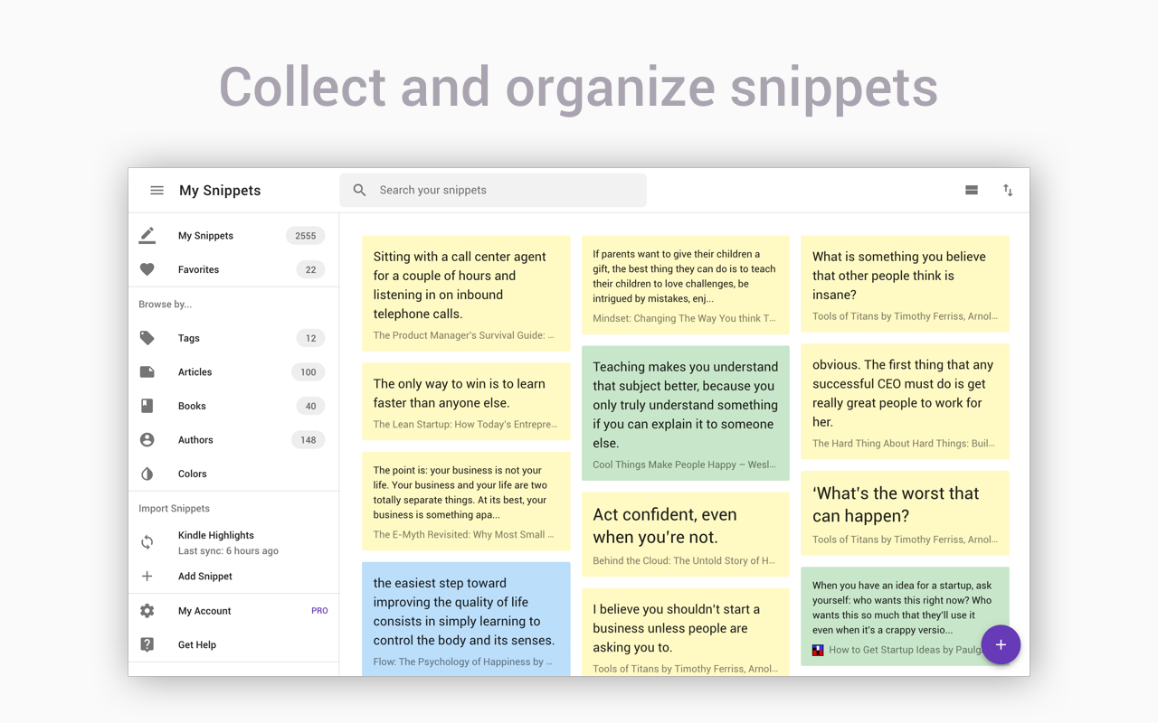 Snippet Highlighter - Web & PDF chrome谷歌浏览器插件_扩展第5张截图
