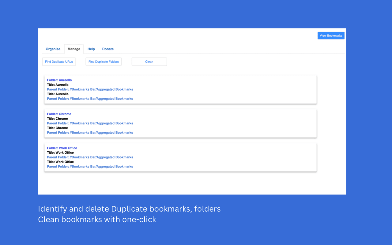 Bookmark Manager chrome谷歌浏览器插件_扩展第1张截图