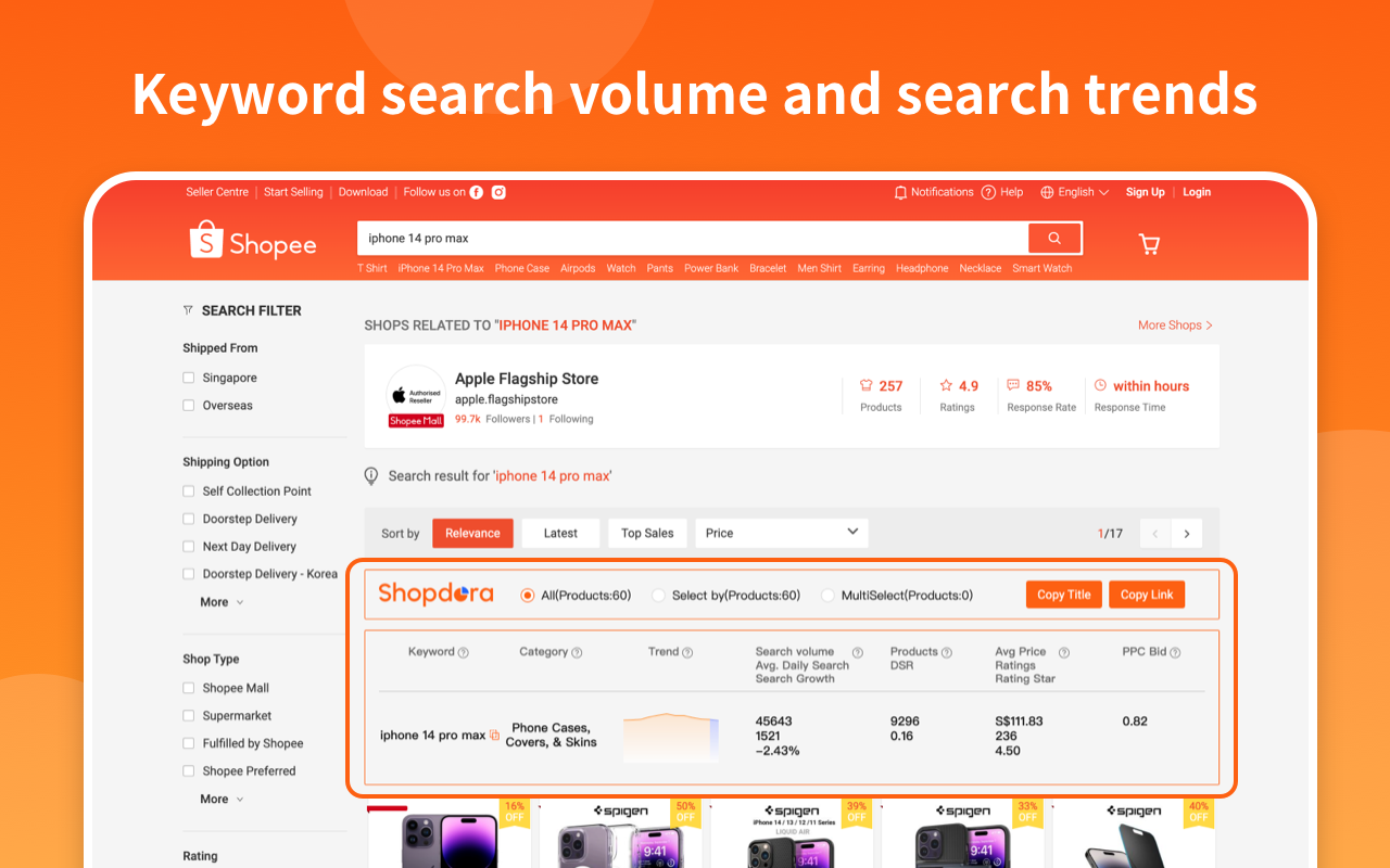 Shopdora-Shopee Data chrome谷歌浏览器插件_扩展第1张截图